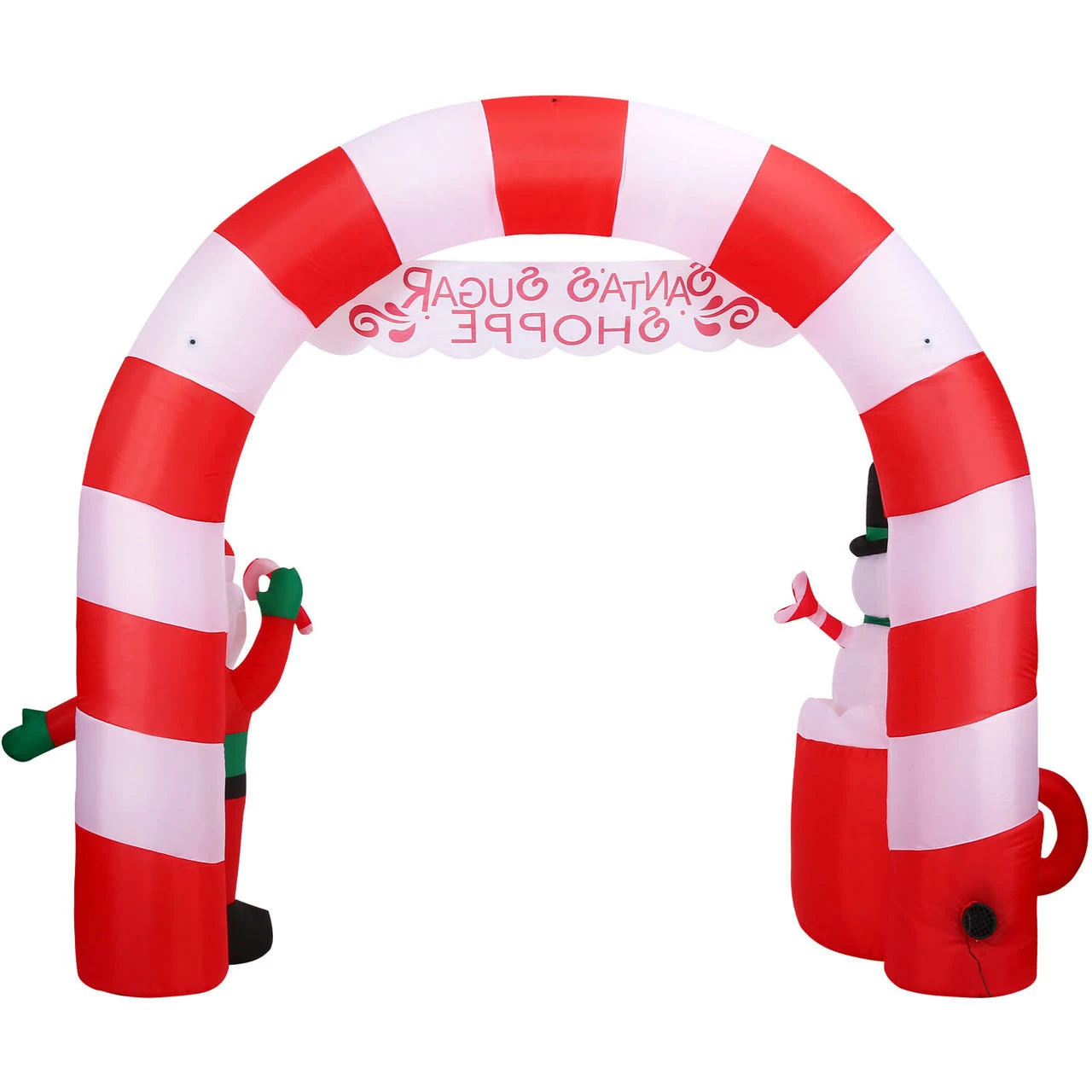 Fraser Hill Farm 9-Ft. Wide Pre-Lit Inflatable Candy Cane Arch 11 Fraser Hill Farm 9-Ft. Wide Pre-Lit Inflatable Candy Cane Arch - Image 11