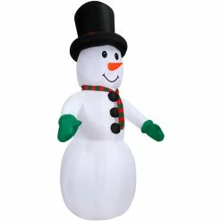 Fraser Hill Farm 10-Ft. Pre-Lit Inflatable Snowman -Christmas store unnamed file 2557