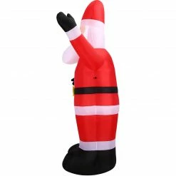 Fraser Hill Farm 10-Ft. Pre-Lit Inflatable Santa -Christmas store unnamed file 2589