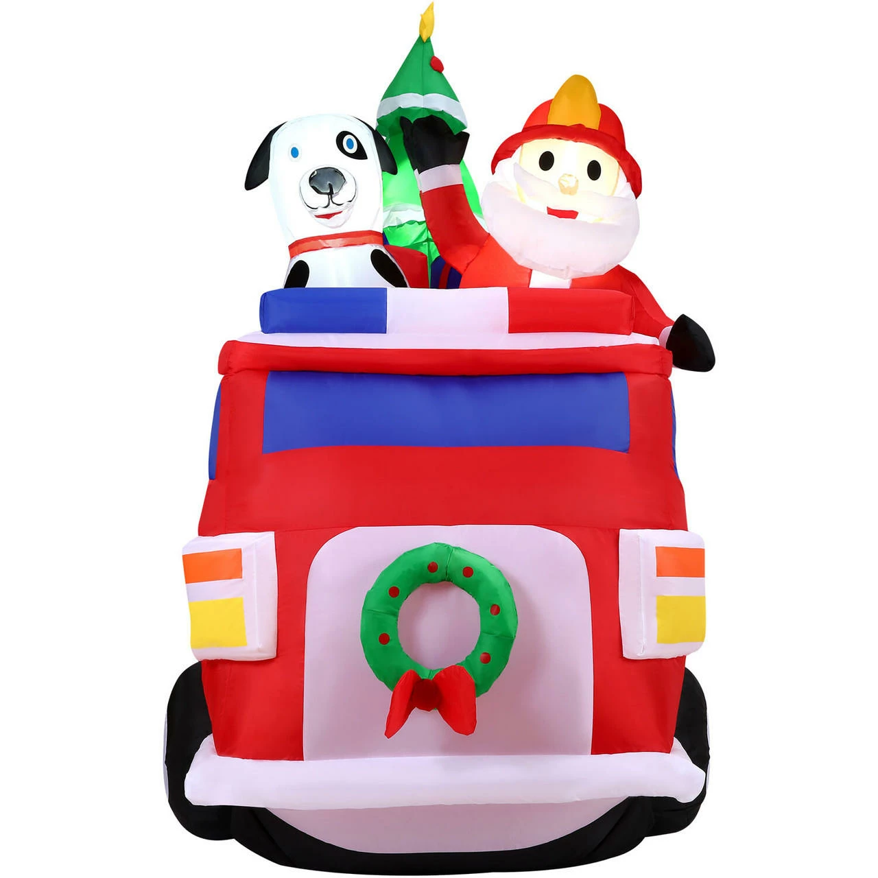 Fraser Hill Farm 7-Ft. Pre-Lit Inflatable Santa In Fire Truck, 7 Fraser Hill Farm 7-Ft. Pre-Lit Inflatable Santa In Fire Truck, - Image 7