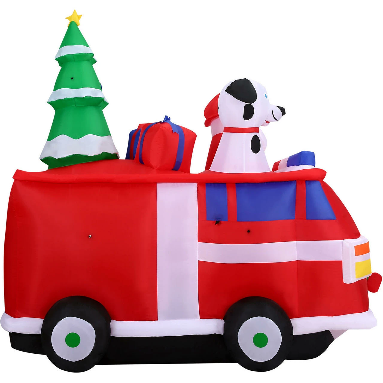 Fraser Hill Farm 7-Ft. Pre-Lit Inflatable Santa In Fire Truck, 9 Fraser Hill Farm 7-Ft. Pre-Lit Inflatable Santa In Fire Truck, - Image 9