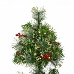 Fraser Hill Farm 4-Ft. Porch Tree Topiary In Black Pot With Pinecones, Berries, And Warm White LED Lights 7 Fraser Hill Farm 4-Ft. Porch Tree Topiary In Black Pot With Pinecones, Berries, And Warm White LED Lights -Christmas store unnamed file 271