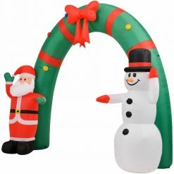Fraser Hill Farm 8-Ft. Walkway Arch W/ Santa Claus, Snowman, Inflatable W/ Lights, Storage Bag 18 Fraser Hill Farm 8-Ft. Walkway Arch W/ Santa Claus, Snowman, Inflatable W/ Lights, Storage Bag -Christmas store unnamed file 2710