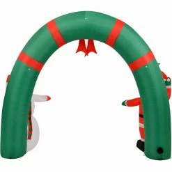 Fraser Hill Farm 8-Ft. Walkway Arch W/ Santa Claus, Snowman, Inflatable W/ Lights, Storage Bag 19 Fraser Hill Farm 8-Ft. Walkway Arch W/ Santa Claus, Snowman, Inflatable W/ Lights, Storage Bag -Christmas store unnamed file 2711