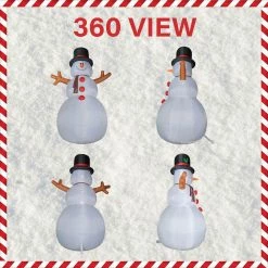 Fraser Hill Farm 20-Ft. Tall Jolly Snowman, Inflatable W/ RGB Lights And Storage Bag 17 Fraser Hill Farm 20-Ft. Tall Jolly Snowman, Inflatable W/ RGB Lights And Storage Bag -Christmas store unnamed file 2733