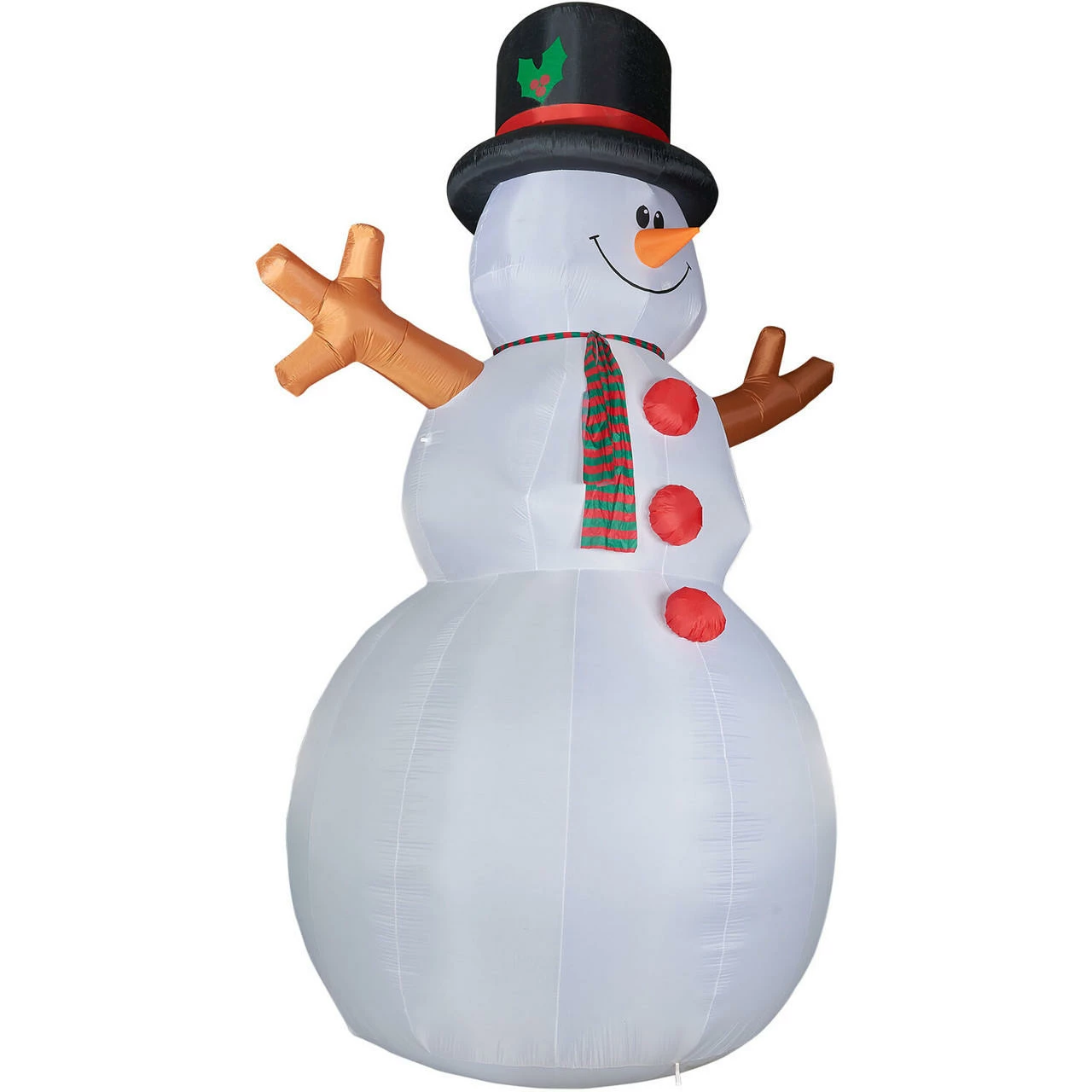 Fraser Hill Farm 20-Ft. Tall Jolly Snowman, Inflatable W/ RGB Lights And Storage Bag 9 Fraser Hill Farm 20-Ft. Tall Jolly Snowman, Inflatable W/ RGB Lights And Storage Bag - Image 9