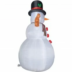 Fraser Hill Farm 20-Ft. Tall Jolly Snowman, Inflatable W/ RGB Lights And Storage Bag 24 Fraser Hill Farm 20-Ft. Tall Jolly Snowman, Inflatable W/ RGB Lights And Storage Bag -Christmas store unnamed file 2740