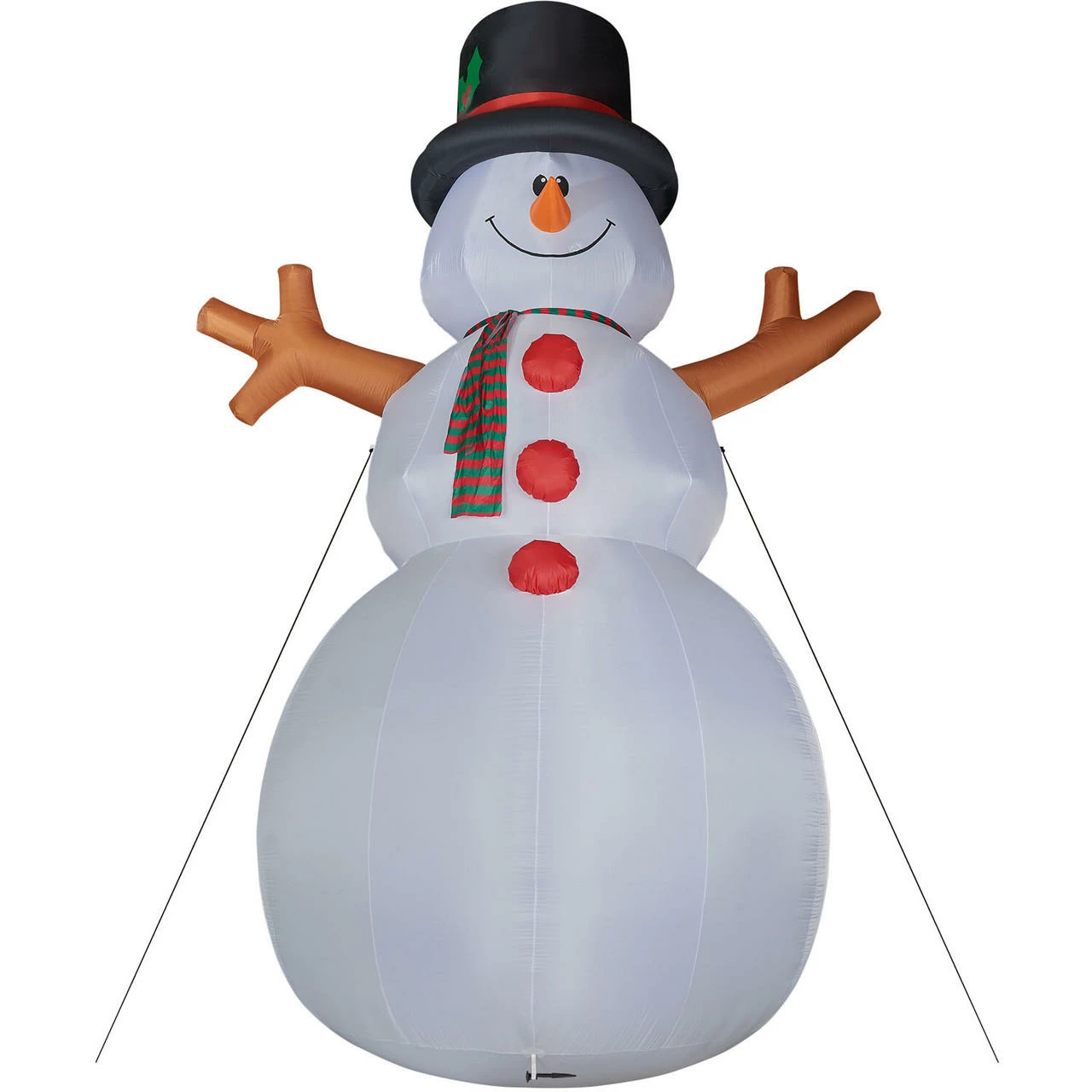 Fraser Hill Farm 20-Ft. Tall Jolly Snowman, Inflatable W/ RGB Lights And Storage Bag 13 Fraser Hill Farm 20-Ft. Tall Jolly Snowman, Inflatable W/ RGB Lights And Storage Bag - Image 13