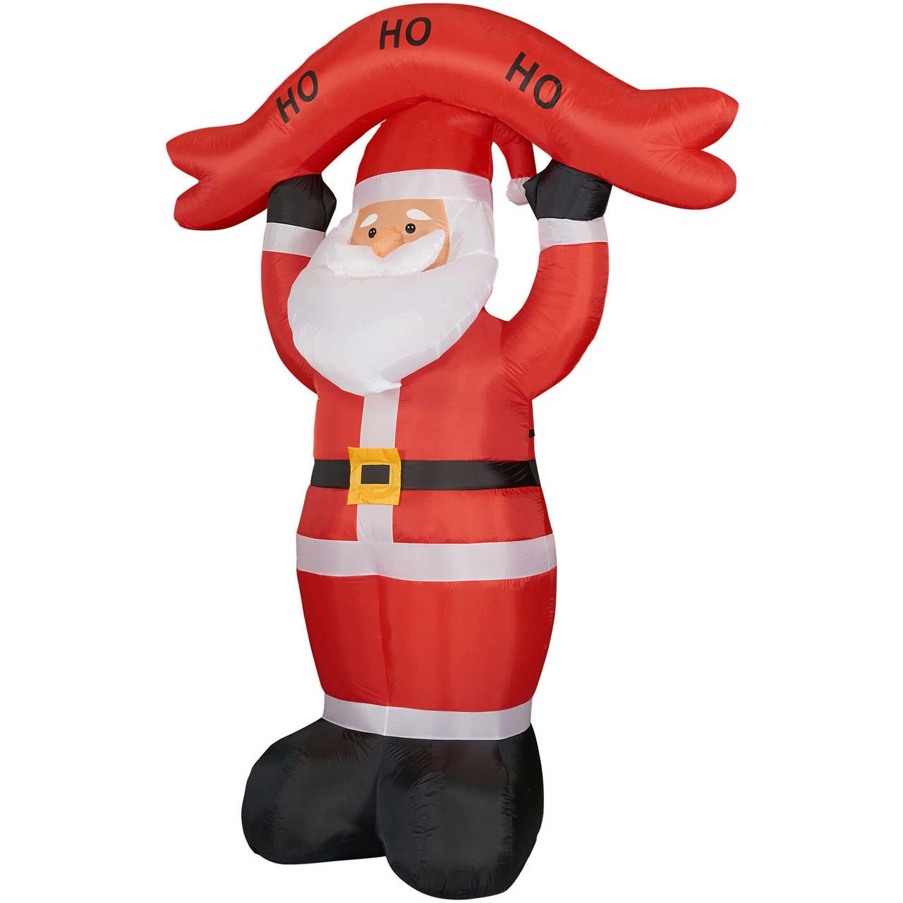 Fraser Hill Farm 10-Ft. Tall Santa Holding HO HO HO Sign, Inflatable W/ Lights, Storage Bag 9 Fraser Hill Farm 10-Ft. Tall Santa Holding HO HO HO Sign, Inflatable W/ Lights, Storage Bag - Image 9