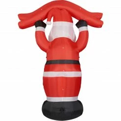 Fraser Hill Farm 10-Ft. Tall Santa Holding HO HO HO Sign, Inflatable W/ Lights, Storage Bag 23 Fraser Hill Farm 10-Ft. Tall Santa Holding HO HO HO Sign, Inflatable W/ Lights, Storage Bag -Christmas store unnamed file 2752