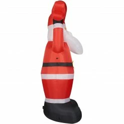Fraser Hill Farm 10-Ft. Tall Santa Holding HO HO HO Sign, Inflatable W/ Lights, Storage Bag 24 Fraser Hill Farm 10-Ft. Tall Santa Holding HO HO HO Sign, Inflatable W/ Lights, Storage Bag -Christmas store unnamed file 2753