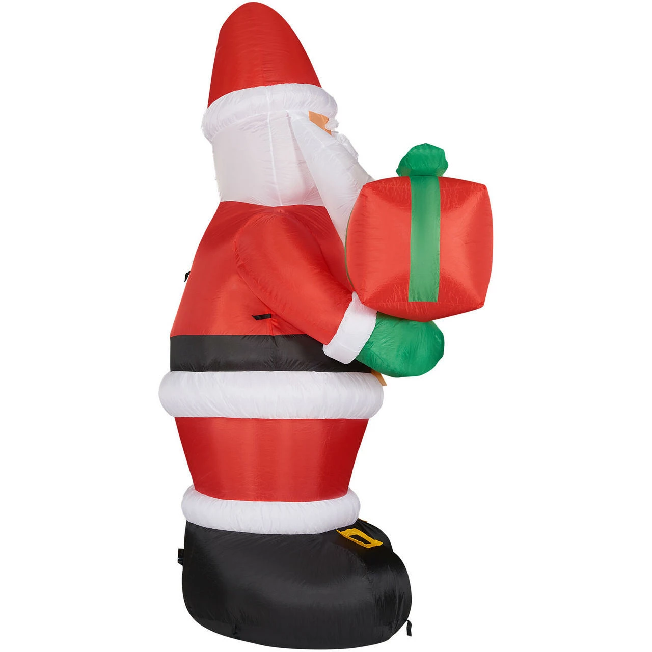 Fraser Hill Farm 10-Ft. Tall Santa Claus Holding A Gift, Inflatable W/ Lights, Storage Bag 13 Fraser Hill Farm 10-Ft. Tall Santa Claus Holding A Gift, Inflatable W/ Lights, Storage Bag - Image 13