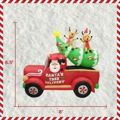 Fraser Hill Farm 8-Ft. Long Inflatable Christmas Tree In Pick-up Truck W/ LED Lights, Blow-Up 9 Fraser Hill Farm 8-Ft. Long Inflatable Christmas Tree In Pick-up Truck W/ LED Lights, Blow-Up -Christmas store unnamed file 2835