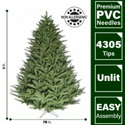 Fraser Hill Farm Centerville Pine Christmas Tree With Different Size And Lighting Variations -Christmas store unnamed file 2856