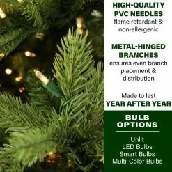 Fraser Hill Farm Foxtail Pine Christmas Tree, Various Sizing And Lighting Options -Christmas store unnamed file 2954