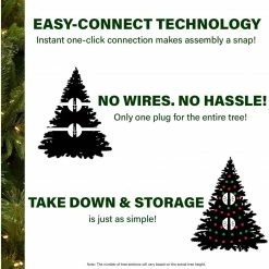 Fraser Hill Farm Foxtail Pine Christmas Tree, Various Sizing And Lighting Options -Christmas store unnamed file 2955