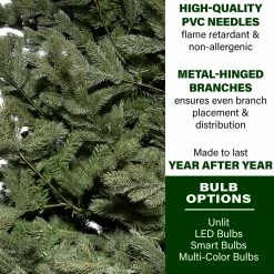 Fraser Hill Farm Foxtail Pine Christmas Tree, Various Sizing And Lighting Options -Christmas store unnamed file 2962