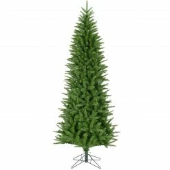 Fraser Hill Farm Winter Falls Slim-Silhouette Christmas Tree Various Lighting And Size Options -Christmas store unnamed file 3043