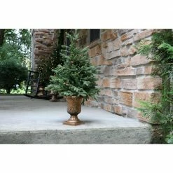 Fraser Hill Farm Noble Fir Christmas Tree With Metallic Urn Base, Various Sizes And Lighting Options 10 Fraser Hill Farm Noble Fir Christmas Tree With Metallic Urn Base, Various Sizes And Lighting Options -Christmas store unnamed file 3075
