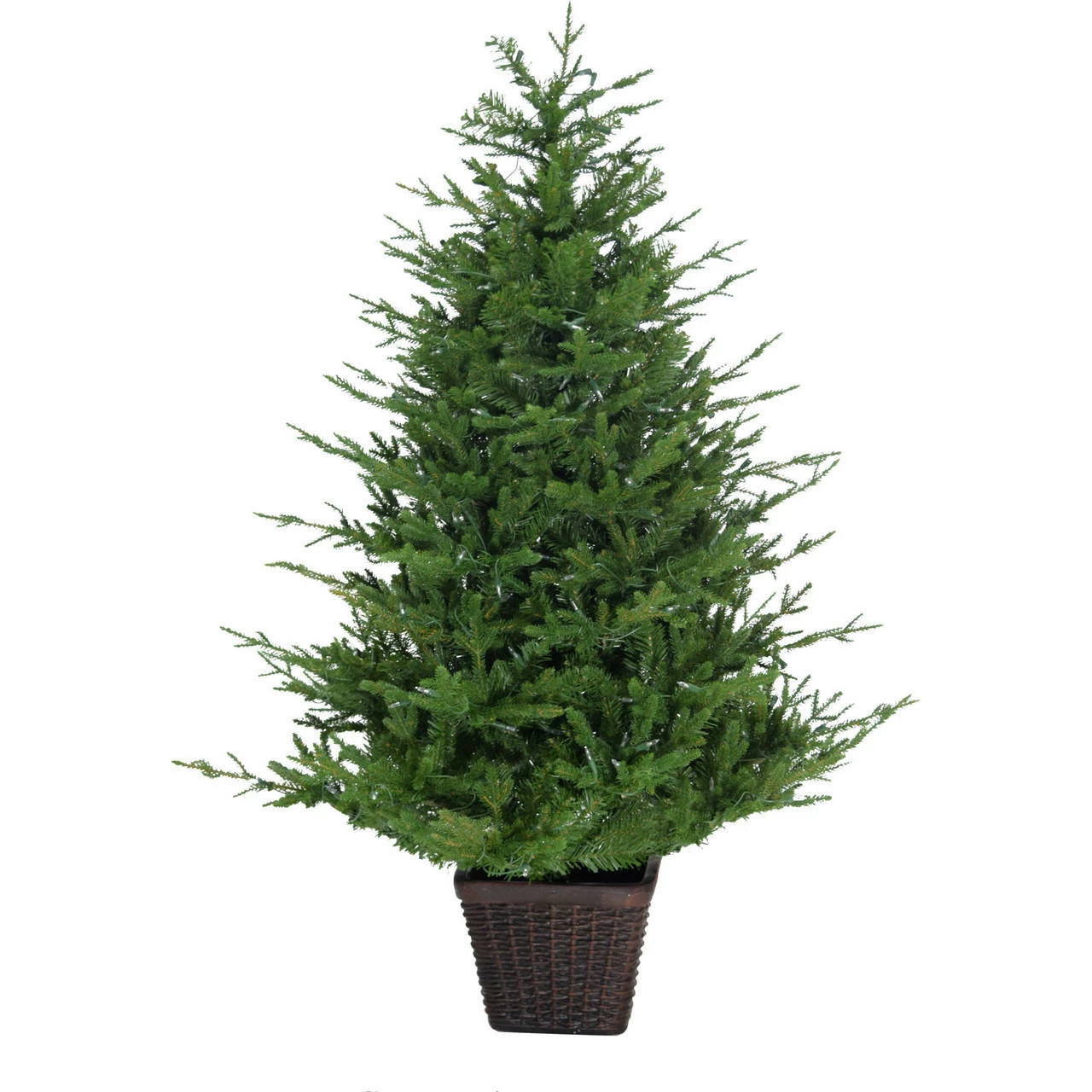 Fraser Hill Farm Adirondack Potted Christmas Tree Décor, Various Sizes & Lighting Options 3 Fraser Hill Farm Adirondack Potted Christmas Tree Décor, Various Sizes & Lighting Options - Image 3