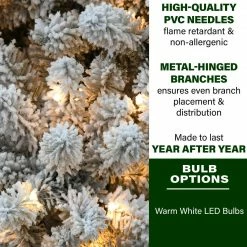 Fraser Hill Farm Flocked Winter Snow Pine Christmas Tree 28 Fraser Hill Farm Flocked Winter Snow Pine Christmas Tree -Christmas store unnamed file 3151