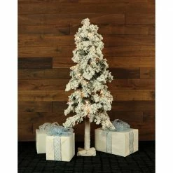 Fraser Hill Farm Set Of 3 Snowy Alpine Trees With Clear Lights (2-Ft., 3-Ft., & 4-Ft.) 13 Fraser Hill Farm Set Of 3 Snowy Alpine Trees With Clear Lights (2-Ft., 3-Ft., & 4-Ft.) -Christmas store unnamed file 316