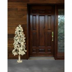 Fraser Hill Farm Set Of 3 Snowy Alpine Trees With Clear Lights (2-Ft., 3-Ft., & 4-Ft.) 15 Fraser Hill Farm Set Of 3 Snowy Alpine Trees With Clear Lights (2-Ft., 3-Ft., & 4-Ft.) -Christmas store unnamed file 318