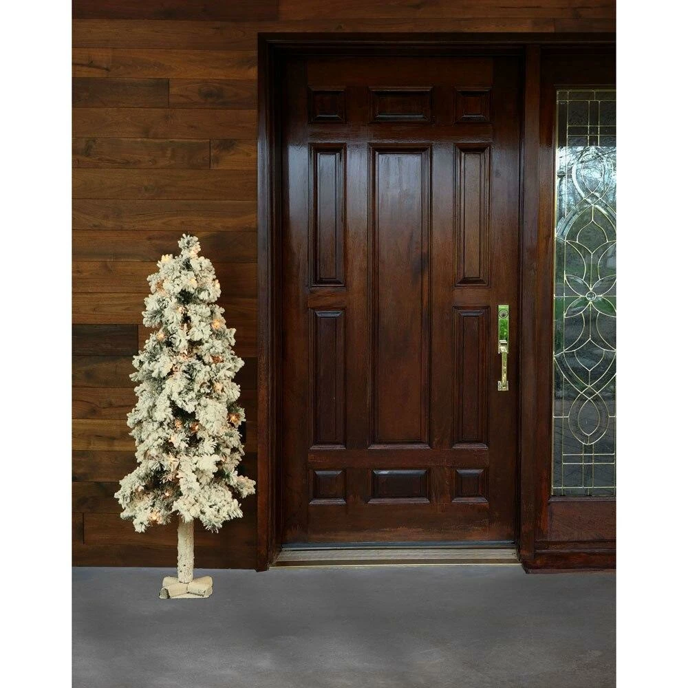 Fraser Hill Farm Set Of 3 Snowy Alpine Trees With Clear Lights (2-Ft., 3-Ft., & 4-Ft.) 8 Fraser Hill Farm Set Of 3 Snowy Alpine Trees With Clear Lights (2-Ft., 3-Ft., & 4-Ft.) - Image 8