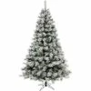 Fraser Hill Farm Homestead Pine Frosted Christmas Tree, Various Sizes & Lighting Options
