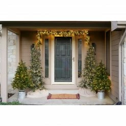 Fraser Hill Farm Buffalo Fir Slim Christmas Tree, Various Sizes And Lighting Options -Christmas store unnamed file 3282