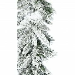 Fraser Hill Farm 9-Ft. Mountain Pine Flocked Garland -Christmas store unnamed file 3291