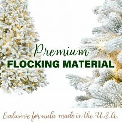 Fraser Hill Farm Green Christmas Half Tree With Flock, Various Lighting And Size Options 12 Fraser Hill Farm Green Christmas Half Tree With Flock, Various Lighting And Size Options -Christmas store unnamed file 331