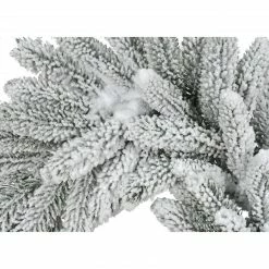 Fraser Hill Farm 9-Ft. Icy Frost Snow Flocked Garland -Christmas store unnamed file 3310