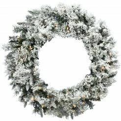 Fraser Hill Farm Mountain Pine Flocked Wreath 70 Fraser Hill Farm Mountain Pine Flocked Wreath -Christmas store unnamed file 3410