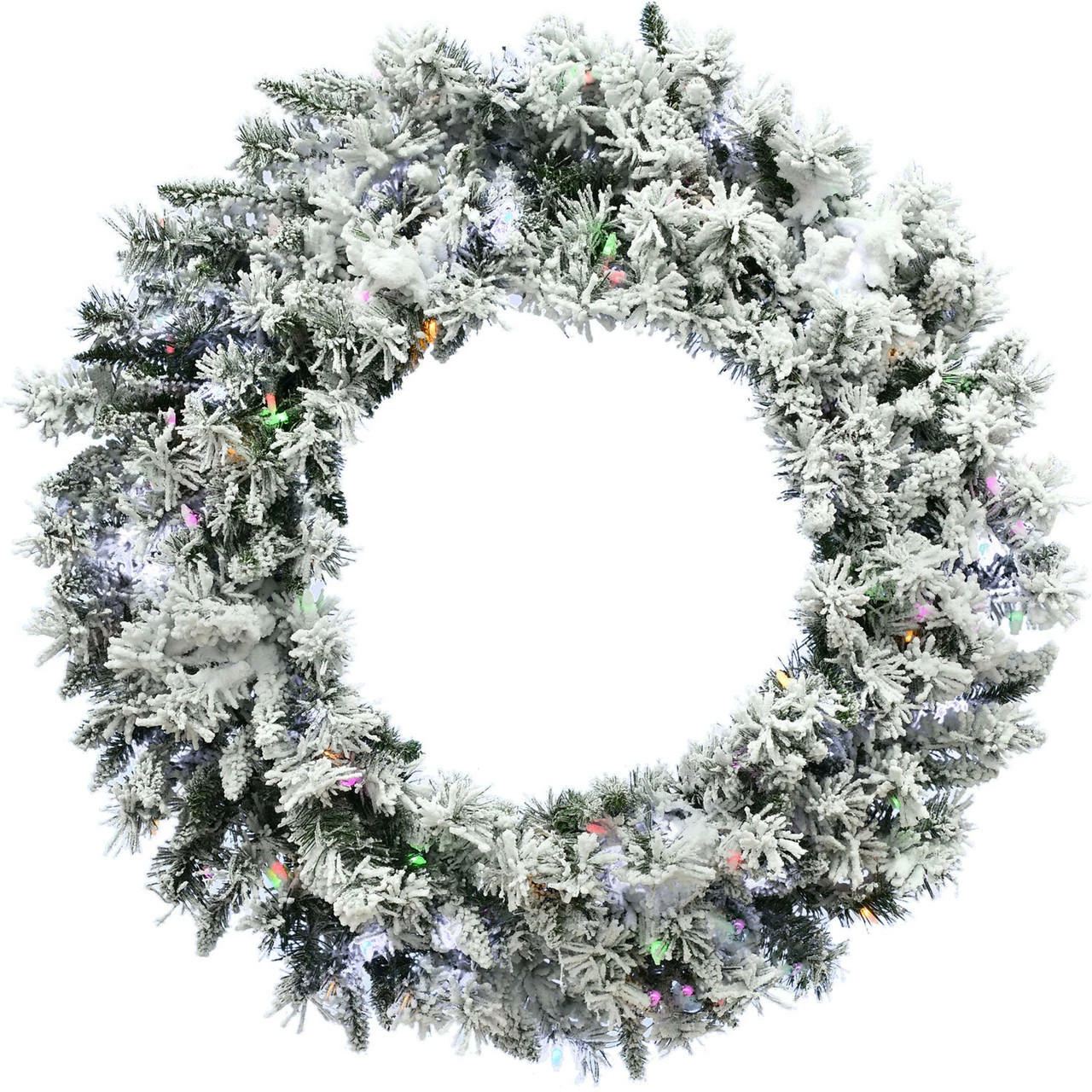 Fraser Hill Farm Mountain Pine Flocked Wreath 36 Fraser Hill Farm Mountain Pine Flocked Wreath - Image 36