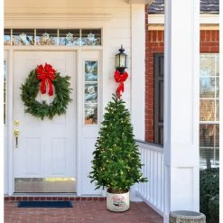 Fraser Hill Farm 4.5-Ft. Porch Tree In Reindeer Pot With Warm White LED Lights 13 Fraser Hill Farm 4.5-Ft. Porch Tree In Reindeer Pot With Warm White LED Lights -Christmas store unnamed file 353