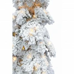 Fraser Hill Farm 4-Ft. Elk Mountain Snow Flocked Tree With Warm White LED Lights 12 Fraser Hill Farm 4-Ft. Elk Mountain Snow Flocked Tree With Warm White LED Lights -Christmas store unnamed file 359