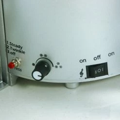 Fraser Hill Farm Let It Snow Series 47-In. White Tree W/ Finial Topper, White Umbrella Base, Animated Musical Snow -Christmas store unnamed file 370