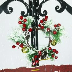 Fraser Hill Farm Let It Snow Series 47-In. Red Santa With Green Umbrella Base, Animated Musical Snow Decoration 25 Fraser Hill Farm Let It Snow Series 47-In. Red Santa With Green Umbrella Base, Animated Musical Snow Decoration -Christmas store unnamed file 381