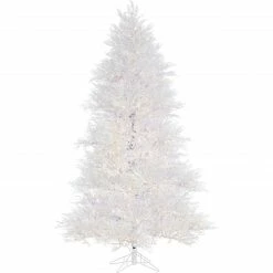 Fraser Hill Farm 7.5 Ft. Snowy Alpine Artificial Christmas Tree