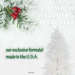 Fraser Hill Farm 7.5 Ft. Snowy Alpine Artificial Christmas Tree 9 Fraser Hill Farm 7.5 Ft. Snowy Alpine Artificial Christmas Tree -Christmas store unnamed file 491