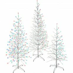 Fraser Hill Farm Set Of 3 Color Changing Birch Trees, 4-Ft., 5.5-Ft., 6.5-Ft., In Warm White And Multi-Color LED Lights -Christmas store unnamed file 504
