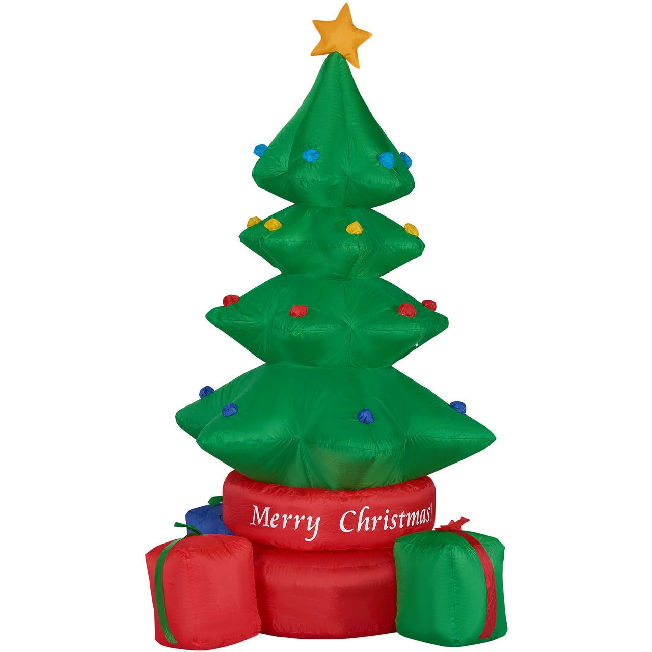 Fraser Hill Farm 6.5-Ft. Tall Animated Rotating Christmas Tree W/ Gifts, Inflatable W/ Lights, Storage Bag 10 Fraser Hill Farm 6.5-Ft. Tall Animated Rotating Christmas Tree W/ Gifts, Inflatable W/ Lights, Storage Bag - Image 10