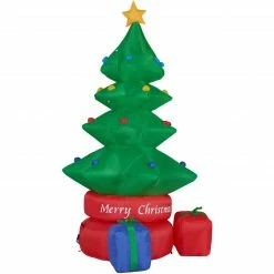 Fraser Hill Farm 6.5-Ft. Tall Animated Rotating Christmas Tree W/ Gifts, Inflatable W/ Lights, Storage Bag 21 Fraser Hill Farm 6.5-Ft. Tall Animated Rotating Christmas Tree W/ Gifts, Inflatable W/ Lights, Storage Bag -Christmas store unnamed file 536