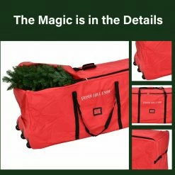 Fraser Hill Farm 3-Wheel Rolling Storage Bag For Christmas Trees Up To 7.5 Ft, Red 15 Fraser Hill Farm 3-Wheel Rolling Storage Bag For Christmas Trees Up To 7.5 Ft, Red -Christmas store unnamed file 608