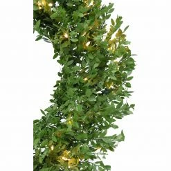 Fraser Hill Farm 24" Boxwood Green Christmas Décor Wreath With Clear LED Lights 10 Fraser Hill Farm 24" Boxwood Green Christmas Décor Wreath With Clear LED Lights -Christmas store unnamed file 632