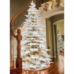 Fraser Hill Farm Mountain Pine Flocked Christmas Tree, Various Lighting & Size (6.5 Ft. To 12 Ft.) 25 Fraser Hill Farm Mountain Pine Flocked Christmas Tree, Various Lighting & Size (6.5 Ft. To 12 Ft.) -Christmas store unnamed file 71