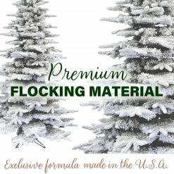 Fraser Hill Farm Mountain Pine Flocked Christmas Tree, Various Lighting & Size (6.5 Ft. To 12 Ft.) 37 Fraser Hill Farm Mountain Pine Flocked Christmas Tree, Various Lighting & Size (6.5 Ft. To 12 Ft.) -Christmas store unnamed file 83