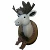 Fraser Hill Farm 24-In. Wall Hanging - Mounted Moose/Elk, Indoor Christmas Decoration
