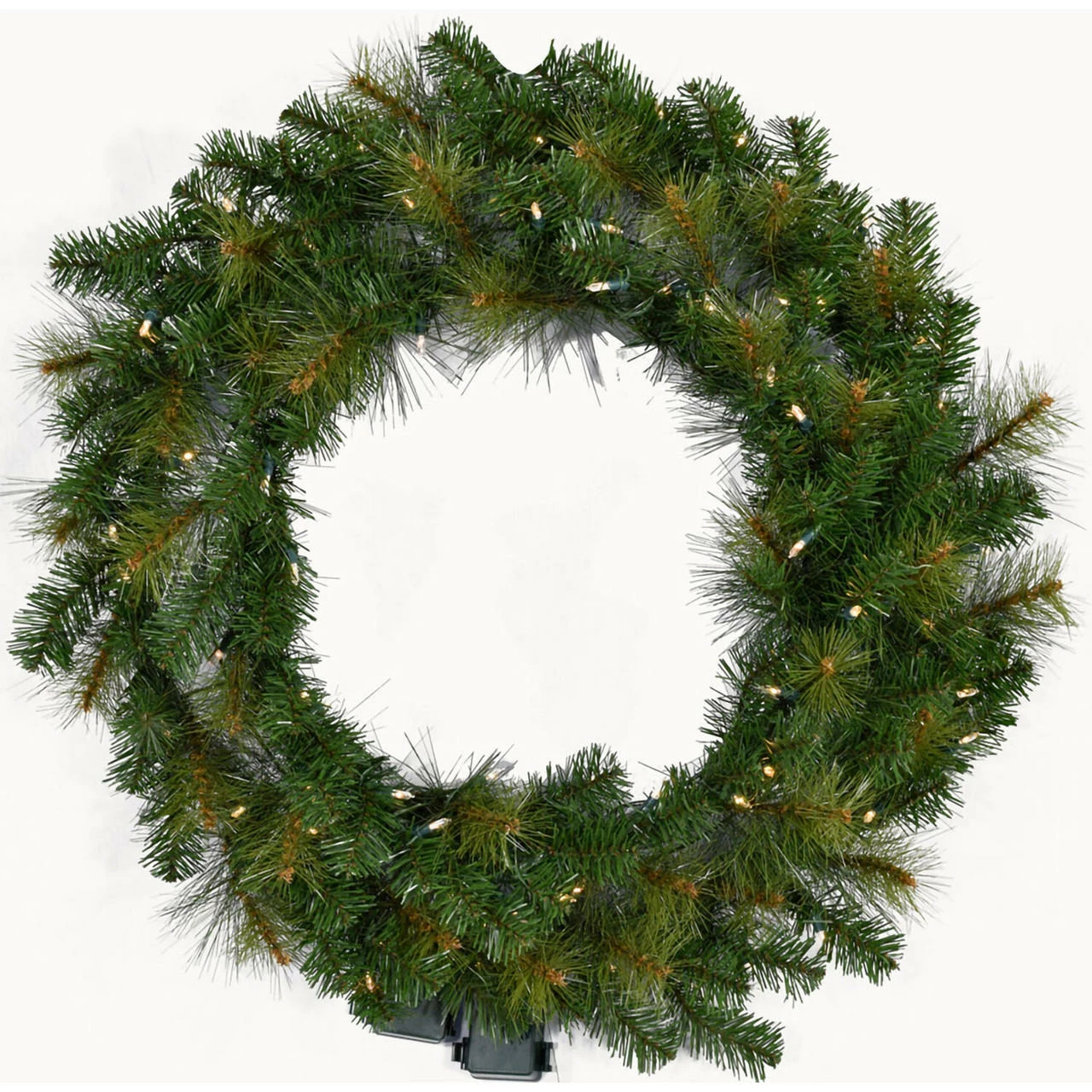 Fraser Hill Farm 60" Southern Peace Christmas Décor Wreath With Warm White LED Lights 1 Fraser Hill Farm 60" Southern Peace Christmas Décor Wreath With Warm White LED Lights